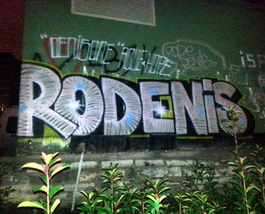 Graffiti Bombing - Photo by Rodegraff