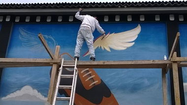 Graffiti Wall - Photo by Rodegraff