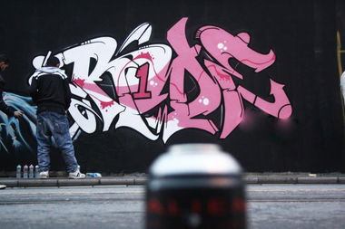 Graffiti Wall - Photo by Rodegraff