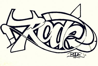 Graffiti Sketch - Photo by Rodegraff