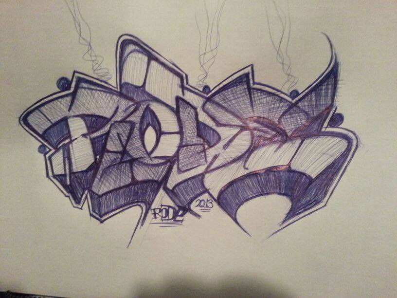 Graffiti Sketch - Photo by Rodegraff
