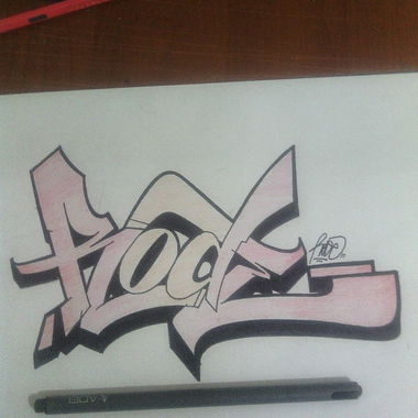 Graffiti Sketch - Photo by Rodegraff