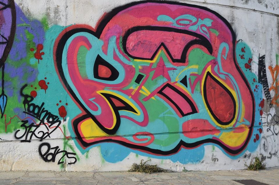 Graffiti Wall in Kavala greece - Photo by Rodman - Rodman, 317, Pans (2015)