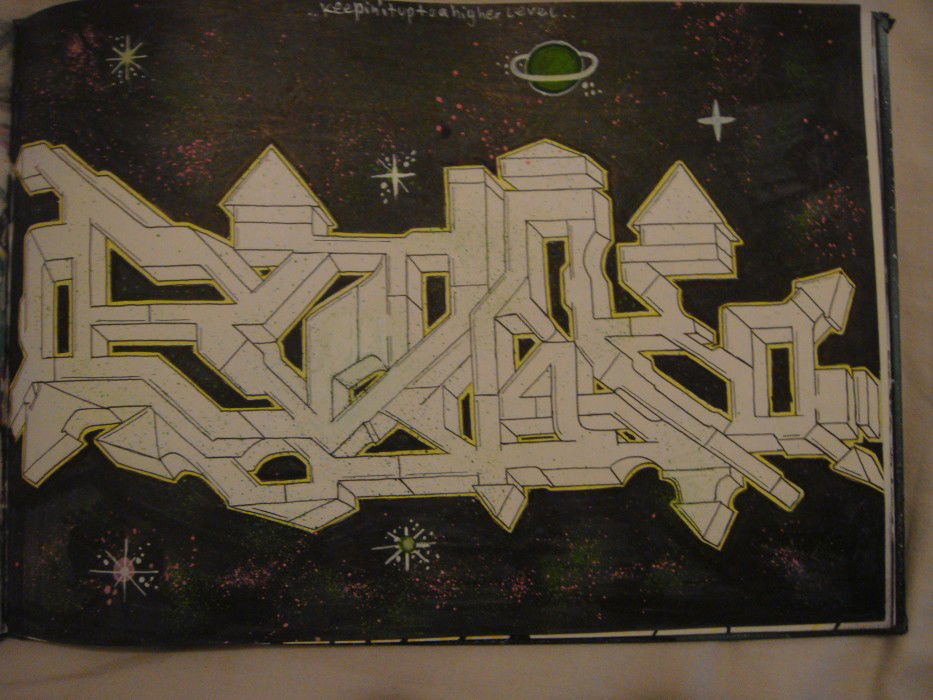 Graffiti Sketch in Hamburg - Photo by Roeksure