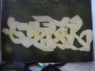Graffiti Sketch in Germany - Photo by Roeksure