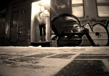 Graffiti Train in Moscow - Photo by RoelOne - roel (2013)