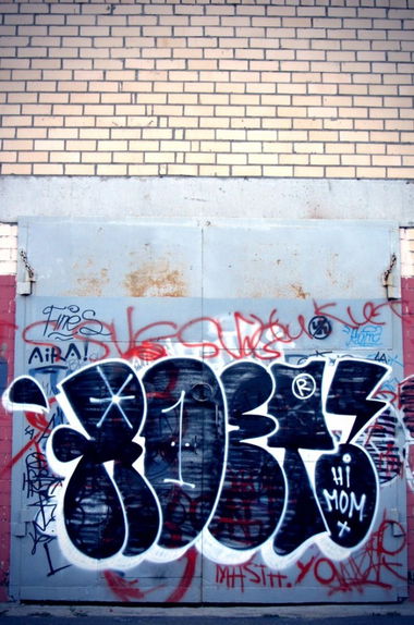 Graffiti Bombing - Photo by Roet