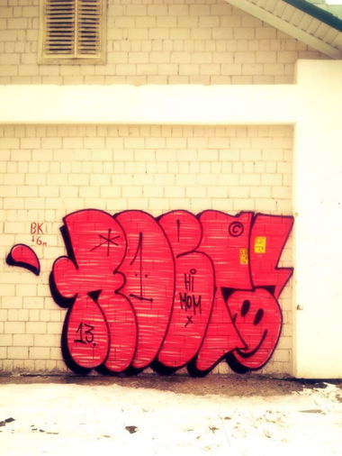 Graffiti Bombing - Photo by Roet