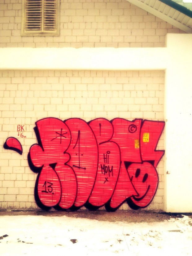 Graffiti Bombing - Photo by Roet