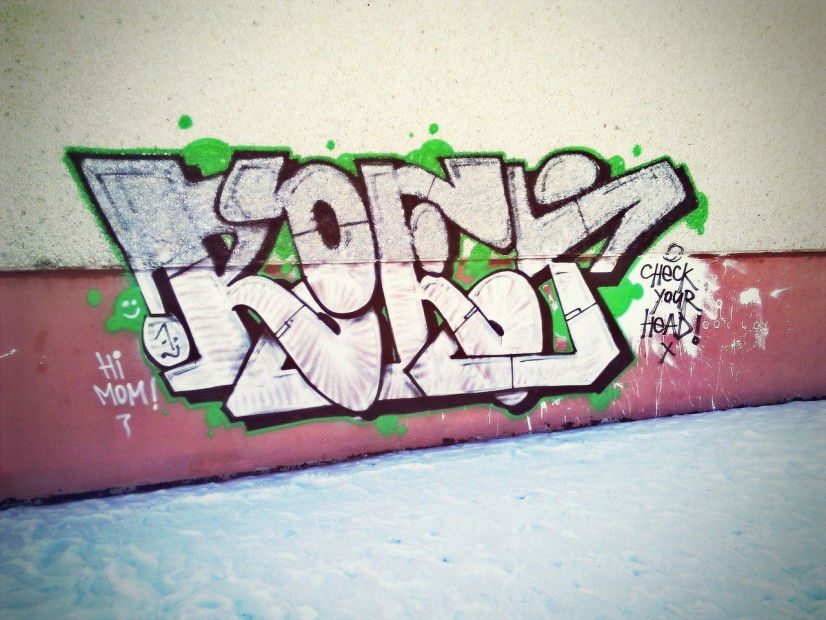 Graffiti Bombing - Photo by Roet