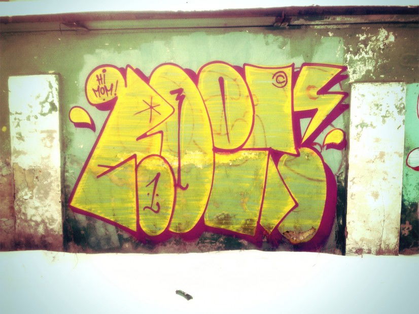 Graffiti Bombing - Photo by Roet