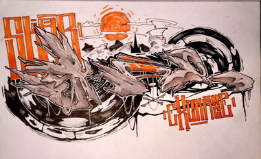 Graffiti Sketch - Photo by Rofse