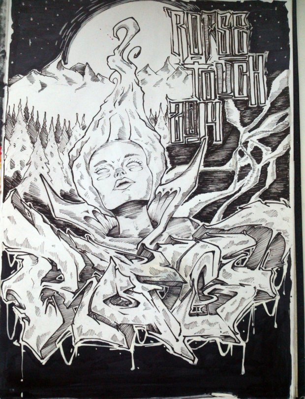 Graffiti Sketch - Photo by Rofse