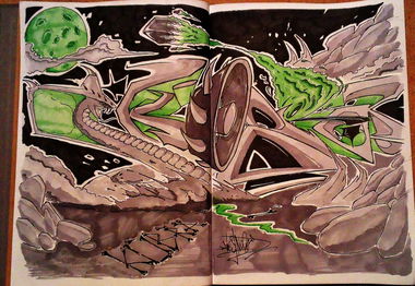 Graffiti Sketch - Photo by Rofse - Rofse (2013)