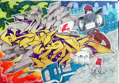 Graffiti Sketch - Photo by Rofse