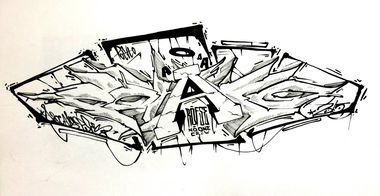 Graffiti Sketch - Photo by Rofse