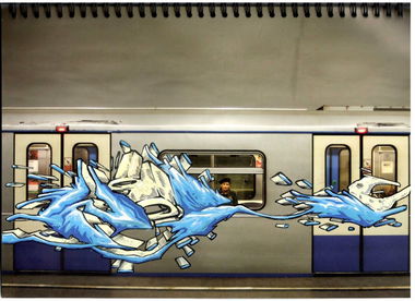 Graffiti Train - Photo by Rofse