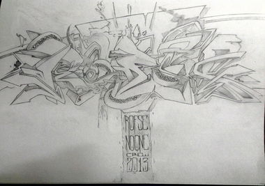 Graffiti Sketch - Photo by Rofse