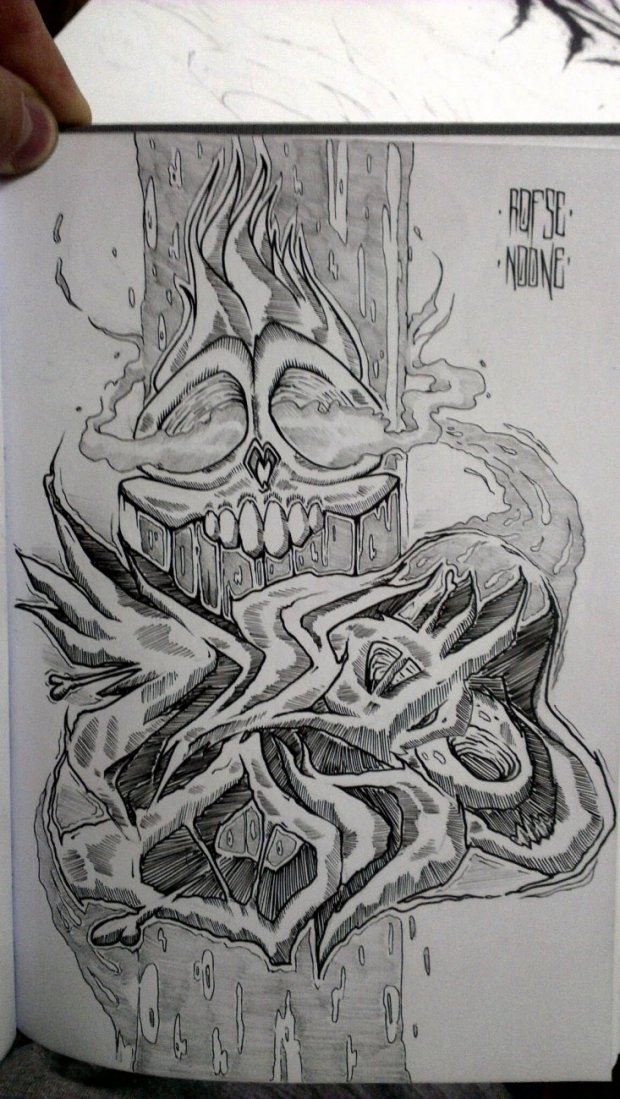 Graffiti Sketch - Photo by Rofse