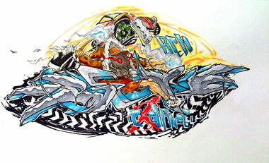 Graffiti Sketch - Photo by Rofse