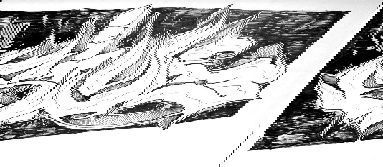 Graffiti Sketch - Photo by Rofse