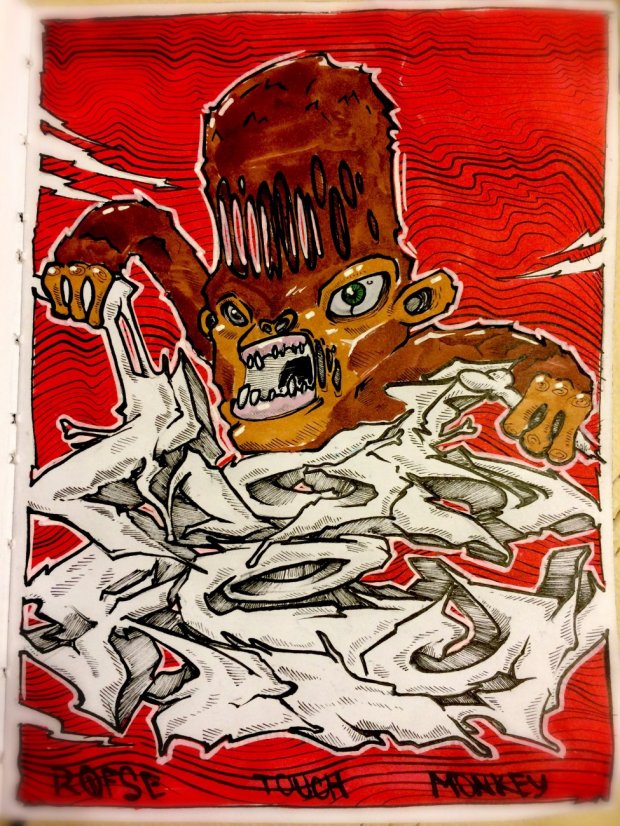 Graffiti Sketch - Photo by Rofse