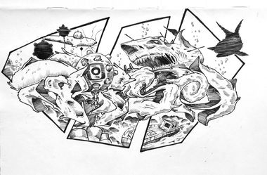 Graffiti Sketch - Photo by Rofse