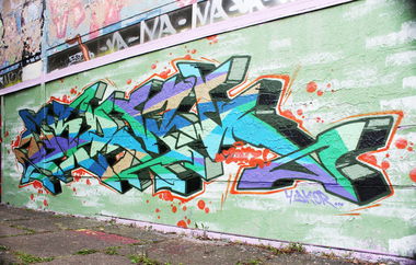 Graffiti Wall - Photo by RogerLawlezz - Deryk, Gera (2012)