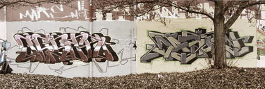Graffiti Wall - Photo by RogerLawlezz - Jasen, Jason, Gera (2011)