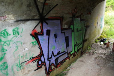 Graffiti Bombing - Photo by Rois