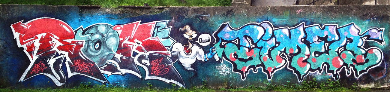 Graffiti Wall in Vladivostok - Photo by Rom - ARF (2013)