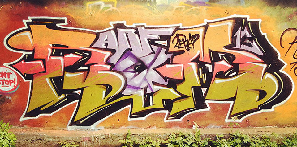 Graffiti Wall in Vladivostok - Photo by Rom - ARF (2013)