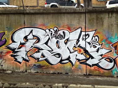 Graffiti Wall in Vladivostok - Photo by Rom - ARF (2013)