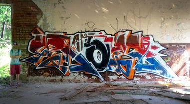 Graffiti Wall in Vladivostok - Photo by Rom - ARF (2013)