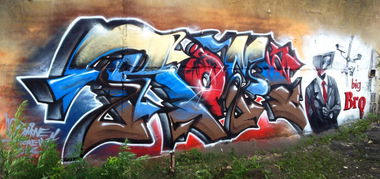 Graffiti Wall in Vladivostok - Photo by Rom - ARF (2013)