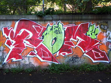 Graffiti Wall in Vladivostok - Photo by Rom - ARF (2012)