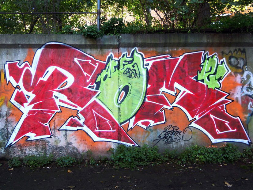Graffiti Wall in Vladivostok - Photo by Rom - ARF (2012)