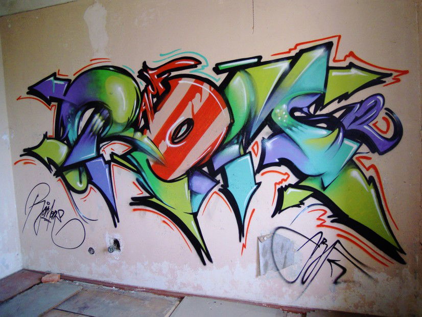 Graffiti Wall in Vladivostok - Photo by Rom - ARF (2012)