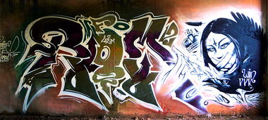 Graffiti Wall in Vladivostok - Photo by Rom - ARF (2012)