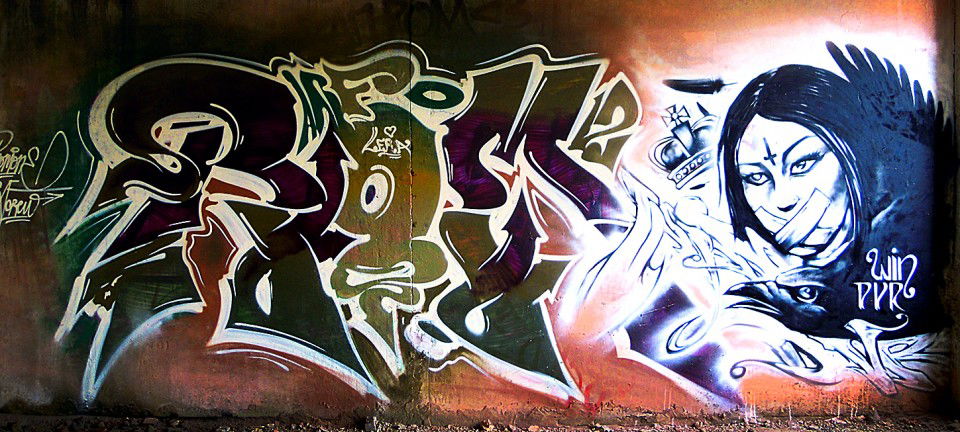Graffiti Wall in Vladivostok - Photo by Rom - ARF (2012)