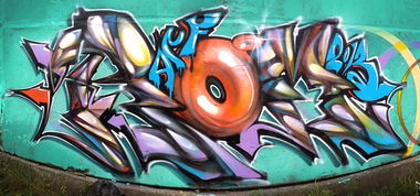 Graffiti Wall in Vladivostok - Photo by Rom - ARF (2013)