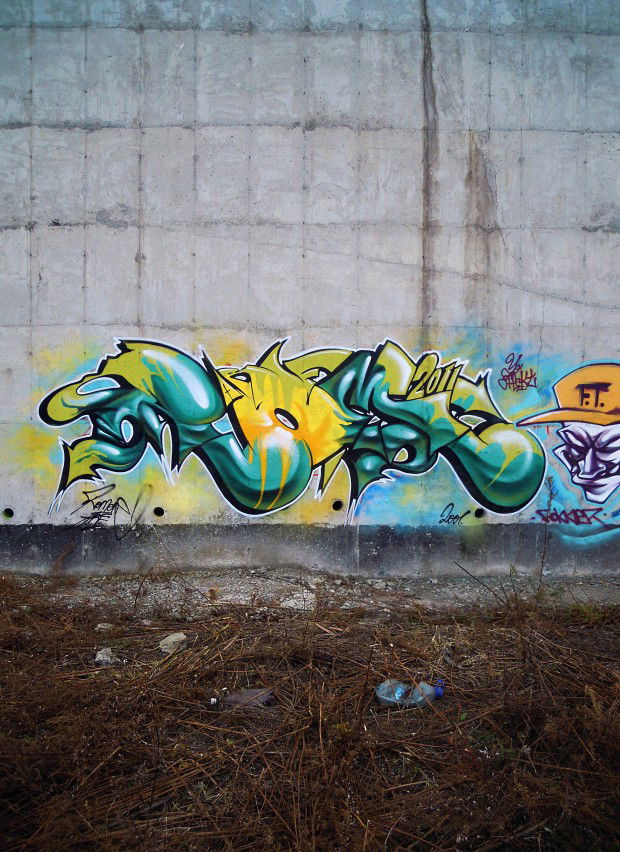 Graffiti Wall in Vladivostok - Photo by Rom - ARF (2011)