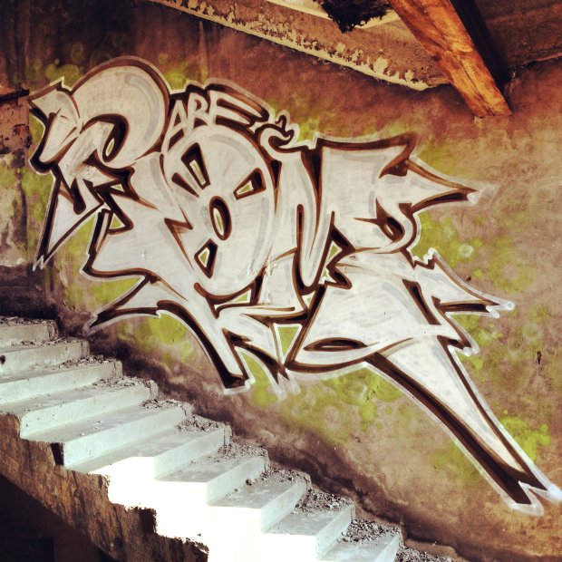 Graffiti Wall in Khabarovsk - Photo by Rom - ARF (2013)