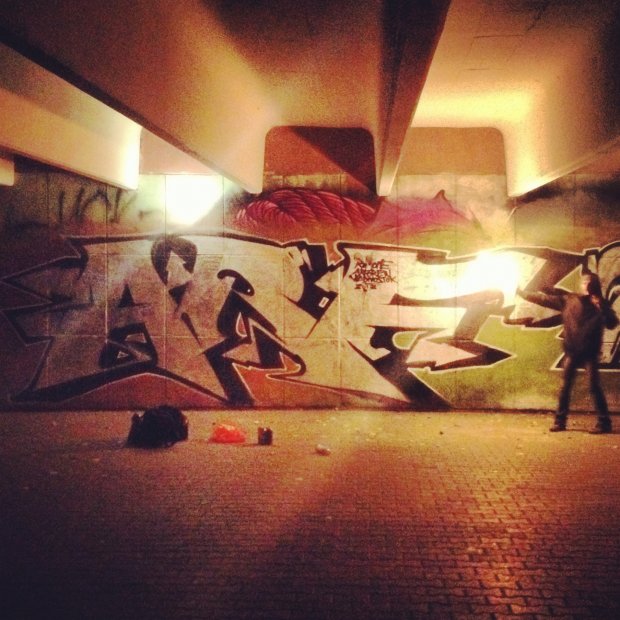 Graffiti Bombing in Khabarovsk - Photo by Rom - ARF (2013)