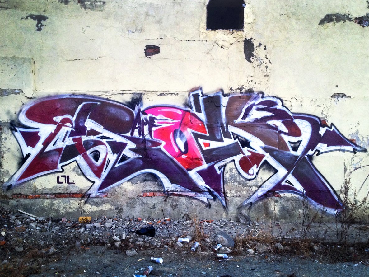 Graffiti Wall in Vladivostok - Photo by Rom - ARF (2013)