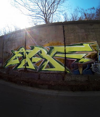 Graffiti Wall in Vladivostok - Photo by Rom - Arf (2014)