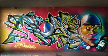 Graffiti Wall in Vladivostok - Photo by Rom - Arf (2014)