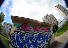 Graffiti Wall in Moscow - Photo by Roman_Obraz - obraz (2013)