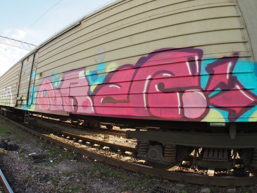 Graffiti Train - Photo by Roman_Obraz - Obraz (2013)