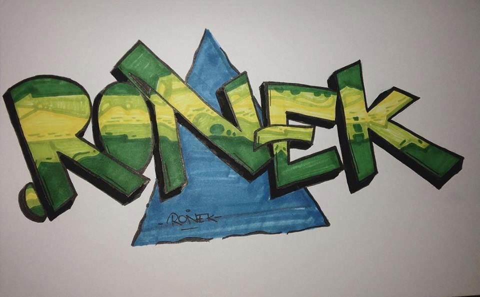 Graffiti Sketch in Konumunu ayarlamak - Photo by Ronek (2016)